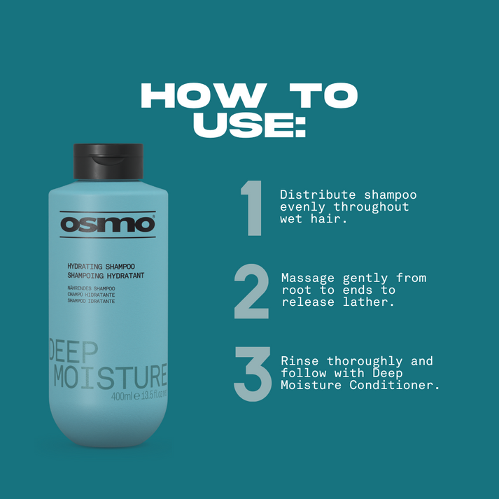 Osmo Deep Moisture Hydrating Shampoo 400ml
