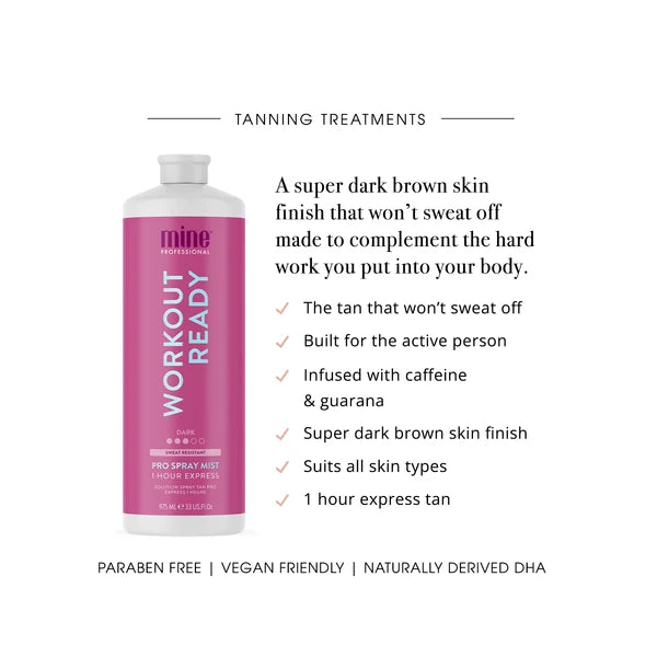 Workout Tan Pro Spray Mist 1L