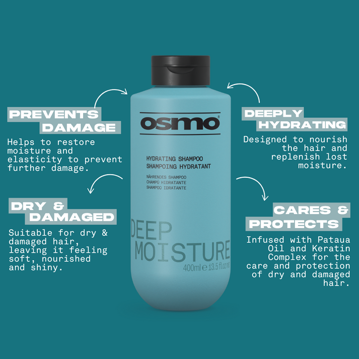 Osmo Deep Moisture Hydrating Shampoo 100ml