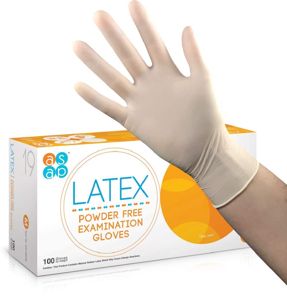Latex Powder Free Gloves Large