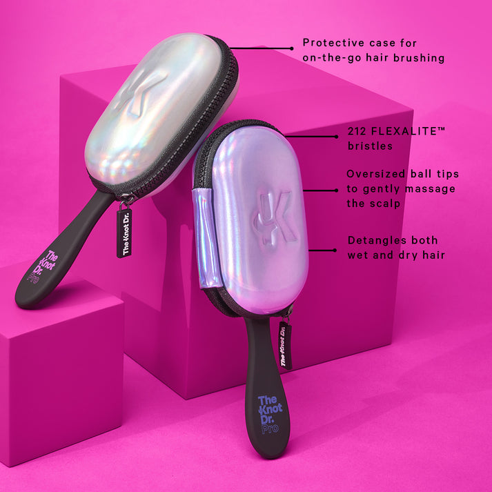 The Knot Dr. Limited Edition Pro Purple Paddle Brush